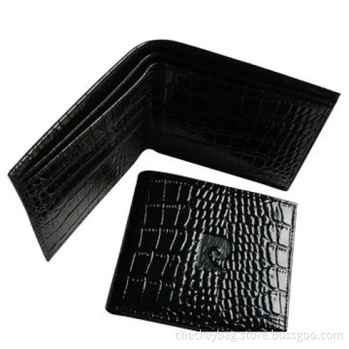 Men's wallet, silkscreen and embossed